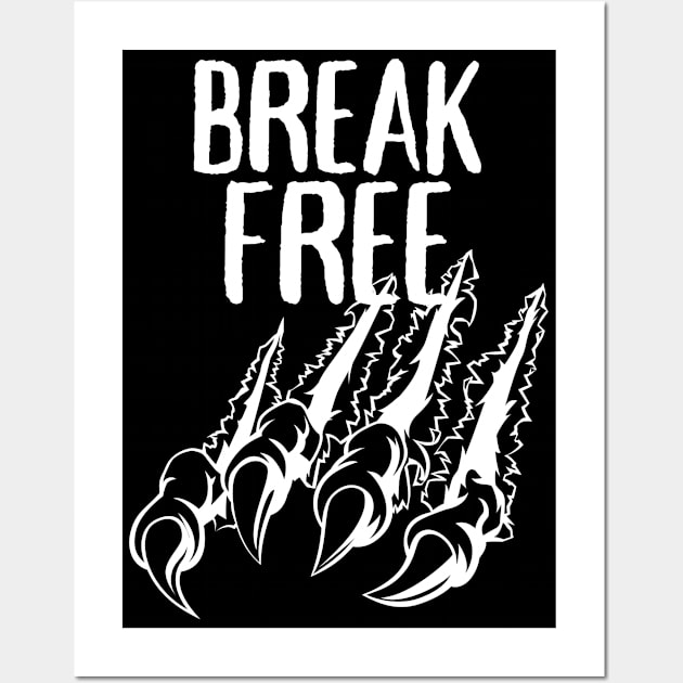 Break Free - beast Wall Art by RIVEofficial